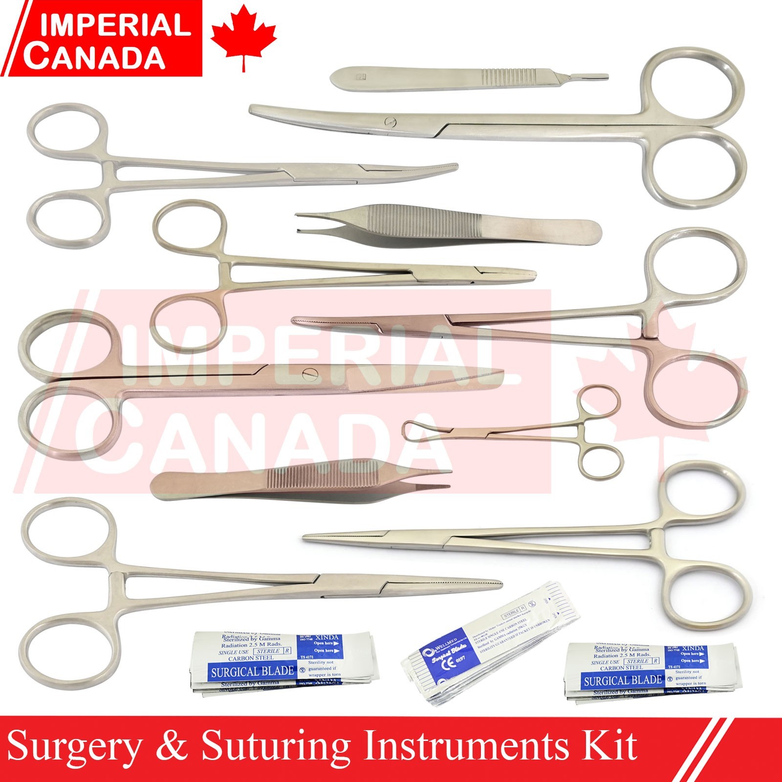 NEW Minor Surgery Suture First Aid Kit Medical VET Trauma Survival Pack DS-2575