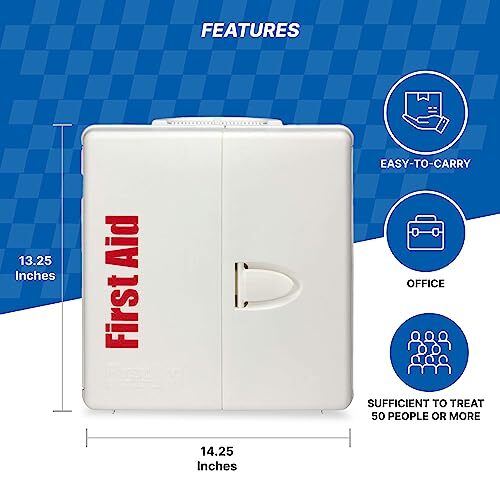 245 Piece OSHA Compliant Industrial First Aid Kit with SmartTab System