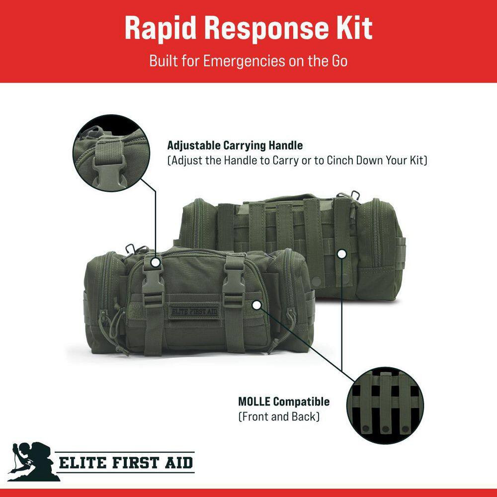 Rapid Response First Aid Kit, Olive Drab