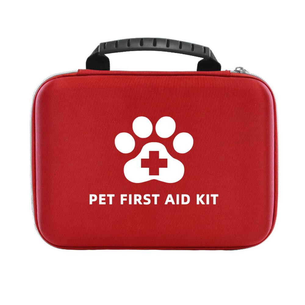 Pet First Aid Kit Outdoor Portable Cat and Dog Emergency Supplies Storage Bag