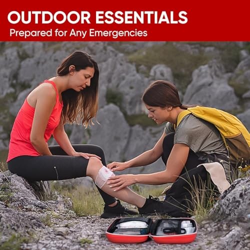 300 Piece First Aid Kit, Portable Small Emergency Kits Compact 1st Aid 300PCS