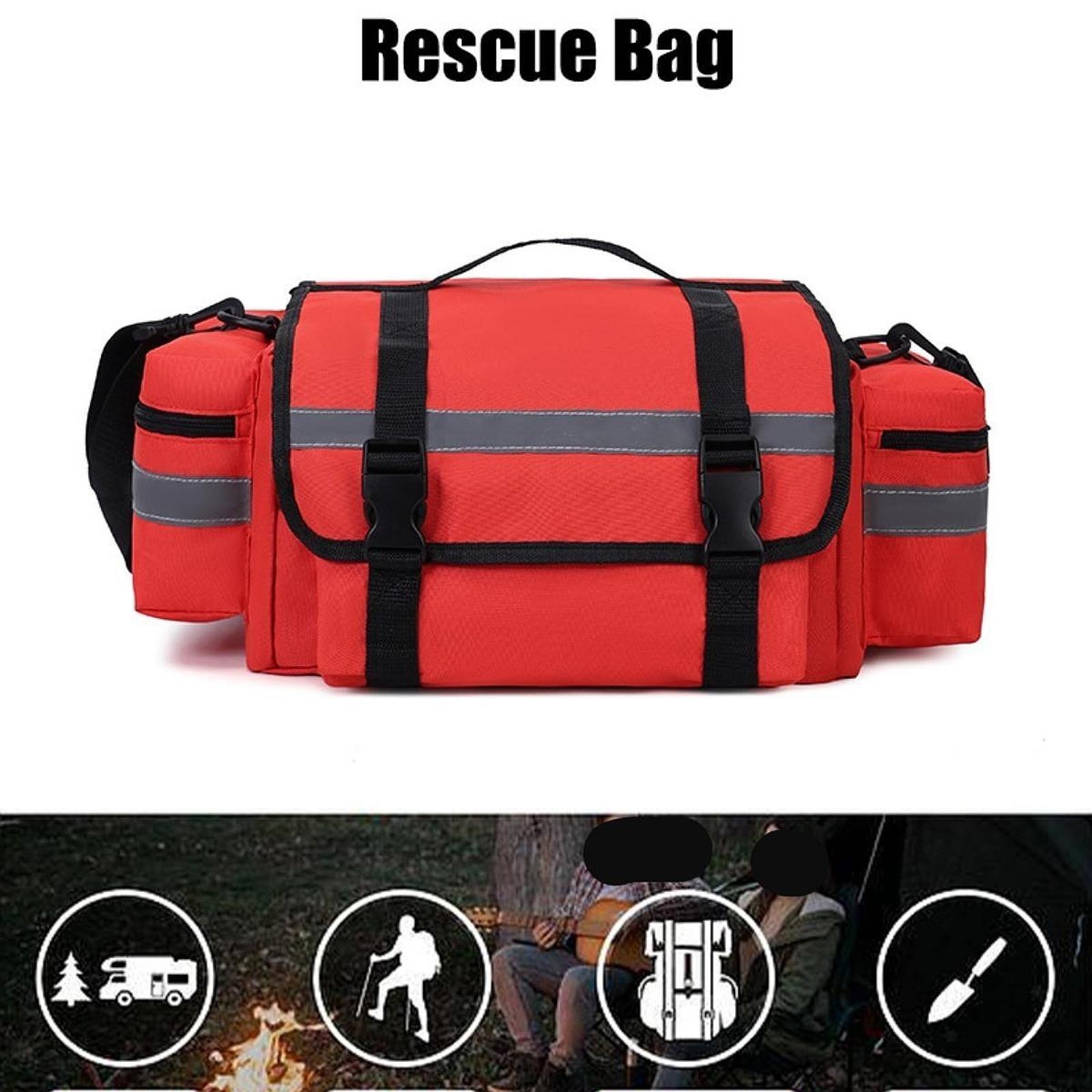 First Aid Bag Empty Storage Bag Shoulder Bag Portable Multifunctional Emergency