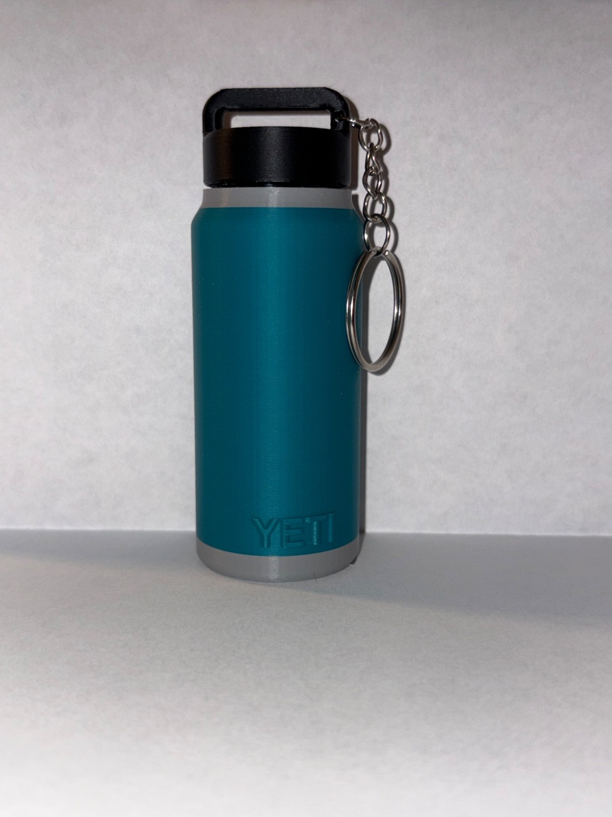 YETI Lip Balm Holder Keychain Twist Cap Key Ring Solid Multicolor 3.8in