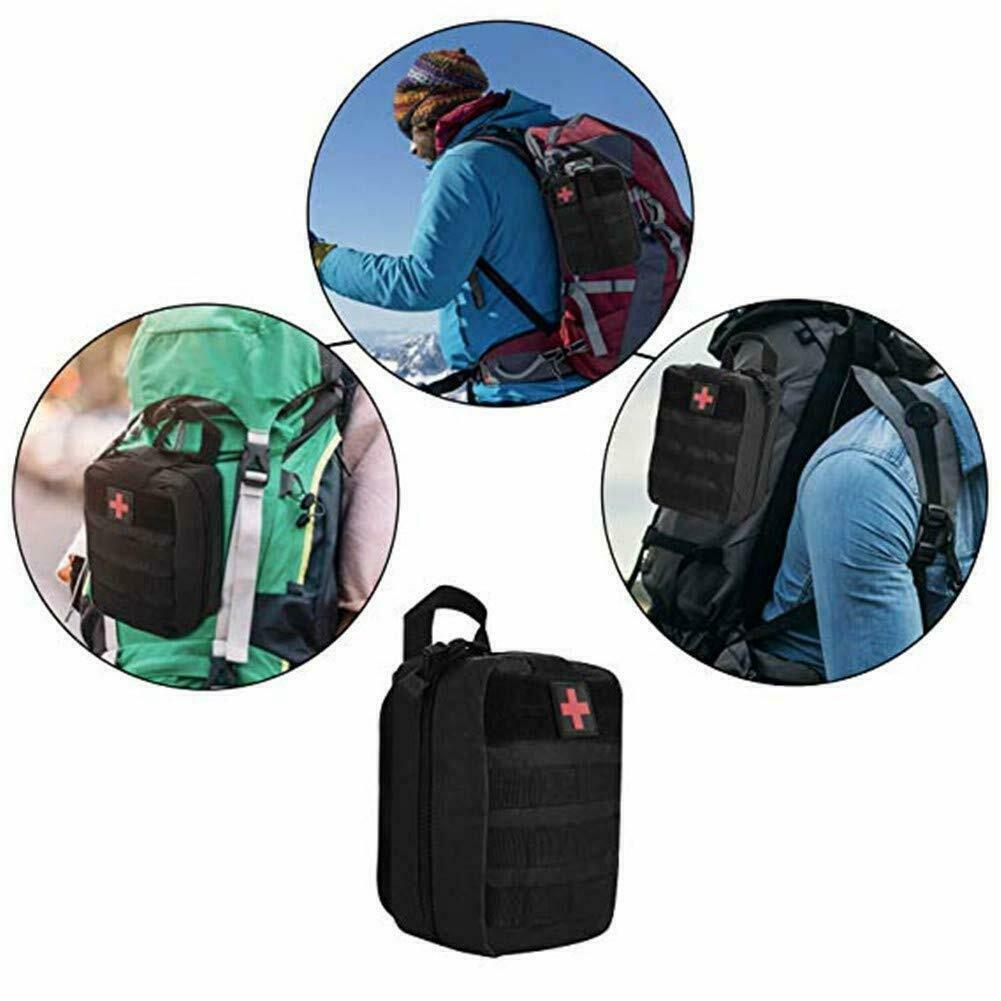 Tactical Survival Medical Kit Bag Mens Military Travel Messenger Bag Sports USA