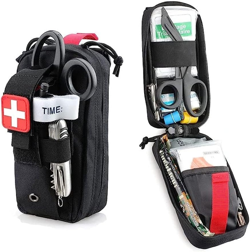 Tactical Molle Medical Pouch Tourniquet Holder First Aid Pouch Kit IFAK Pouch US