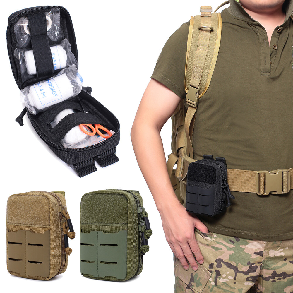 Tactical Molle Pouch Military Waist Bag EDC Outdoor Medical Molle Tool Pack Case
