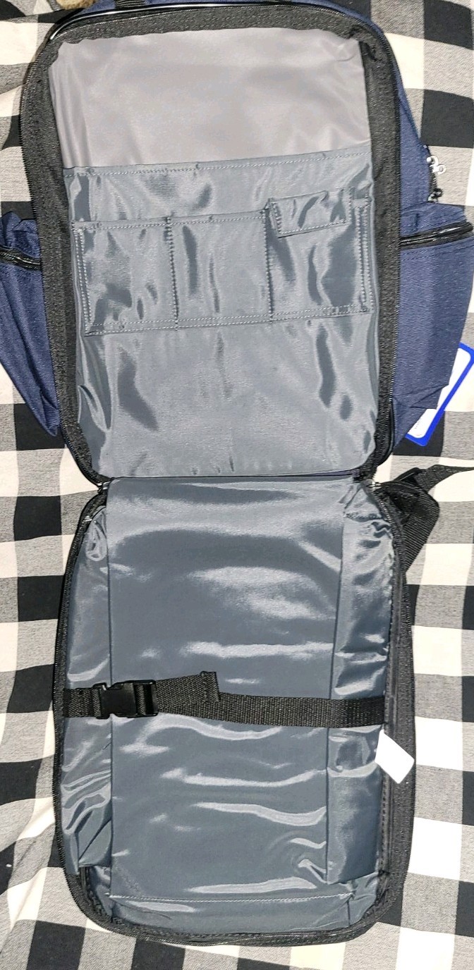 NEW Hopkins Medical Century Plus Home Care Backpack – Navy Blue