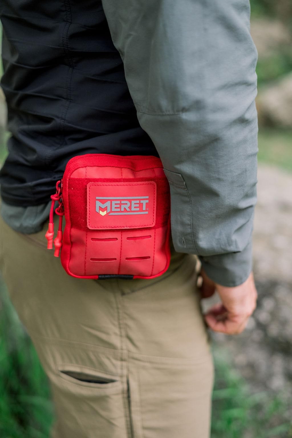 MERET Personal Response Pack – First Aid Kit Bag with Modular Organizer, MOLL…