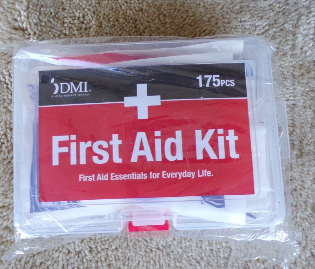 DMI 175-Piece First-Aid Kit, All-Purpose, for Minor Cuts & Scrapes Bandages @h27