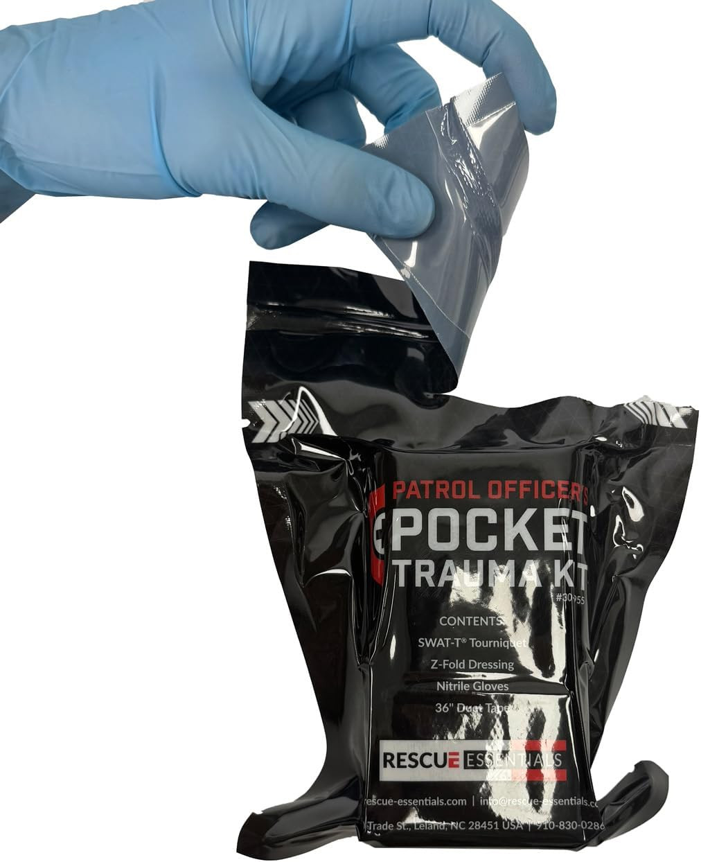 Pocket Trauma Kit – Compact Vacuum-Sealed IFAK with SWATT Tourniquet, Gauze, Glo