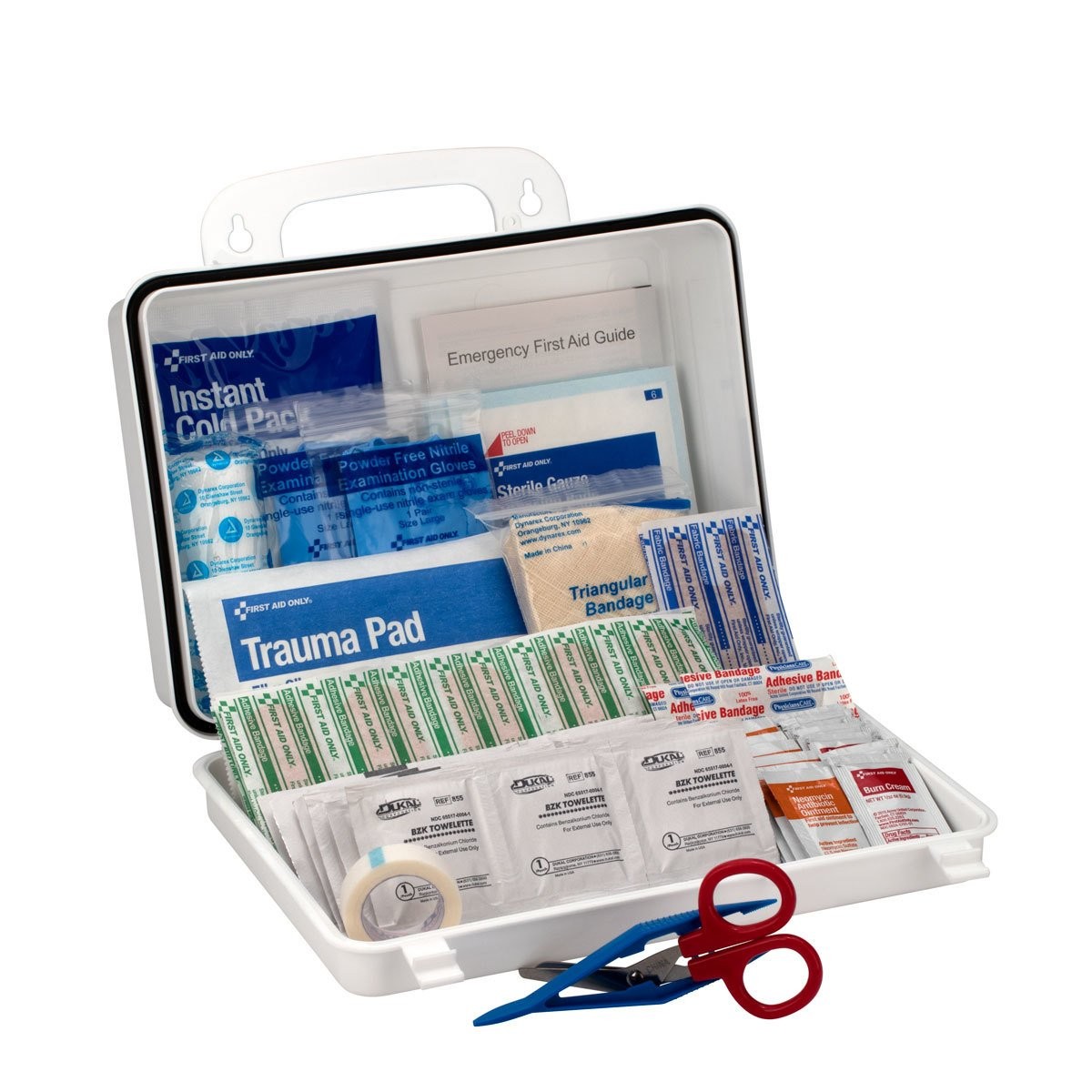 First Aid Only 9301-25P 25-Person Contractor's 176 Piece Set, White