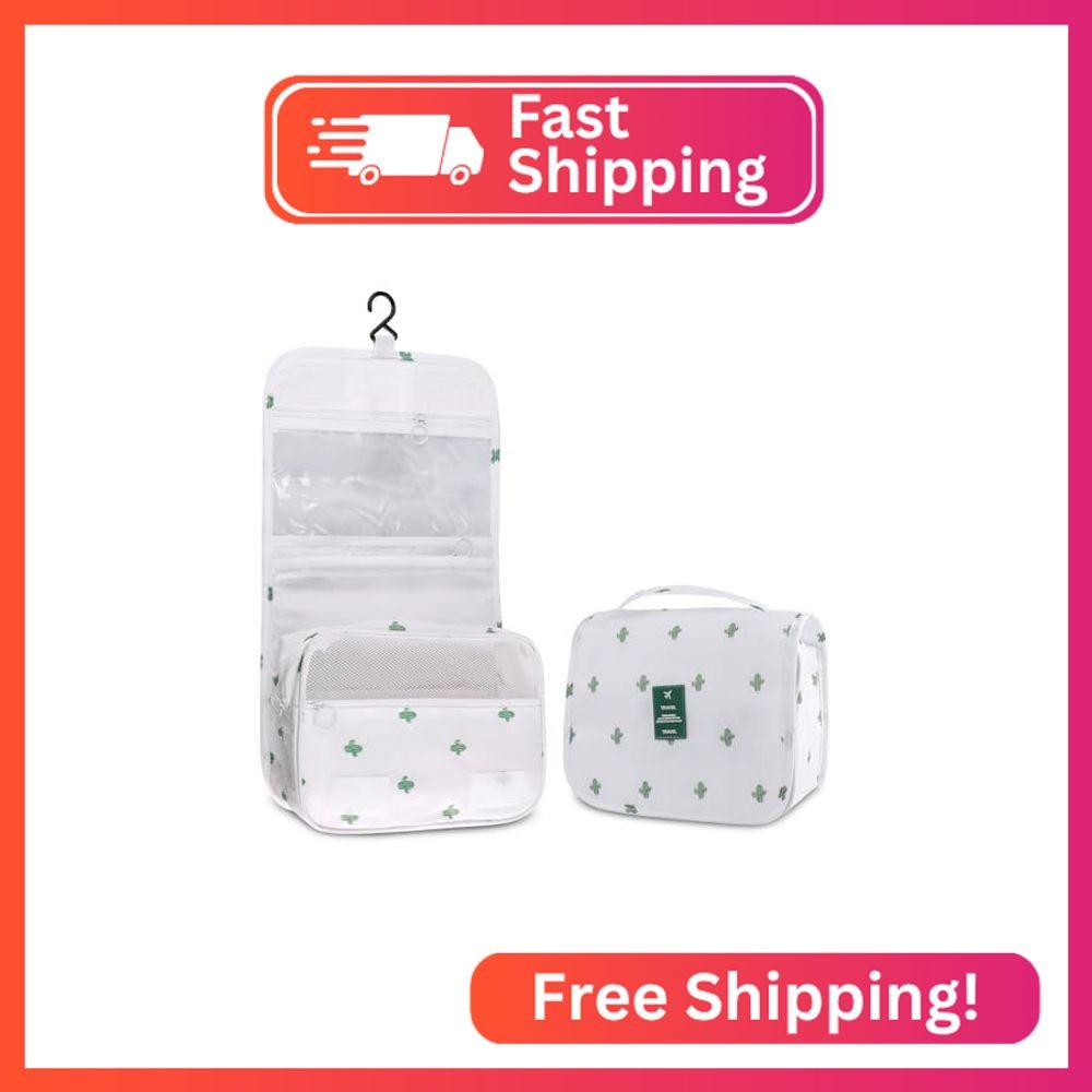 Motroce Foldable Hanging Travel Toiletry Bag,Waterproof Portable Travel Bags, Mu