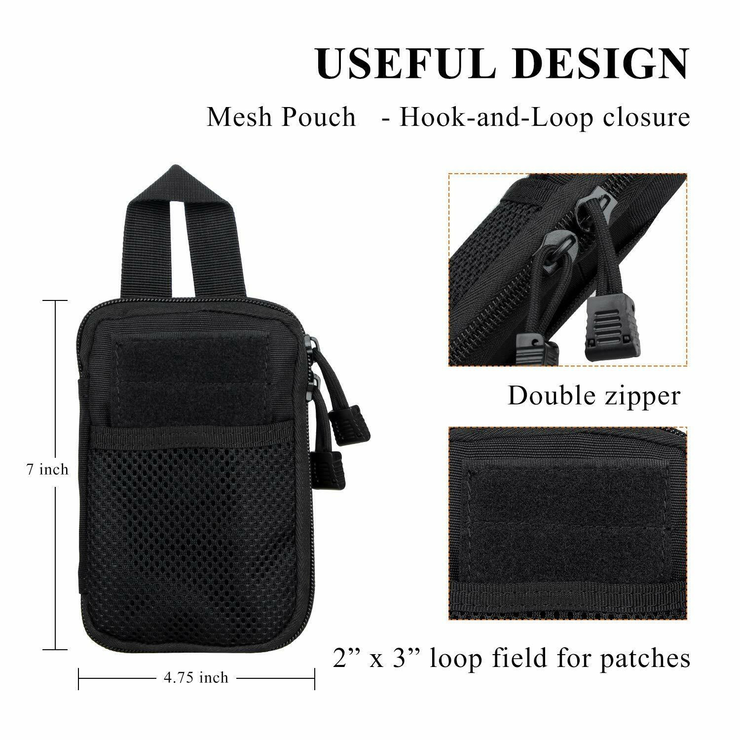 Tactical MOLLE Rip-Away EMT Medical First Aid IFAK Blowout Pouch (Bag Only)