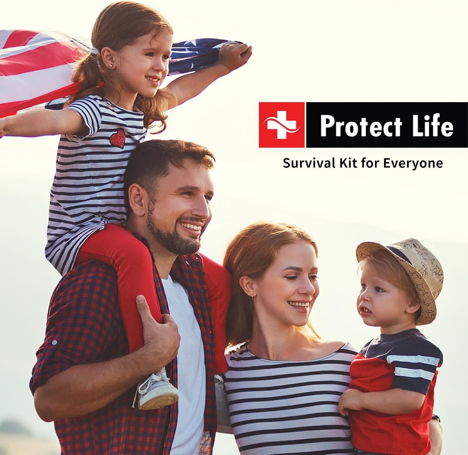 Protect Life 100-Piece Compact First Aid Kit Emergency Medical Supplies Travel
