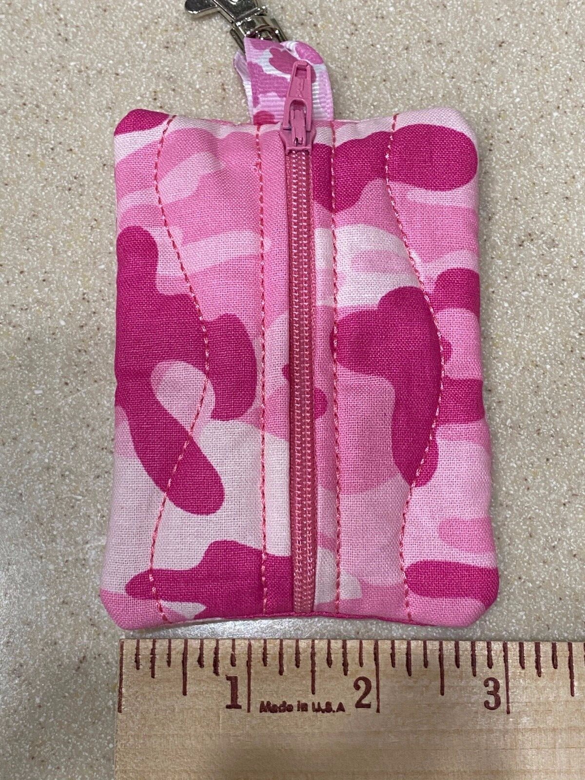 Clip on Pouch Case Holder Auvi-Q Inhaler Gift Card Money ID Jewelry Keys Camo
