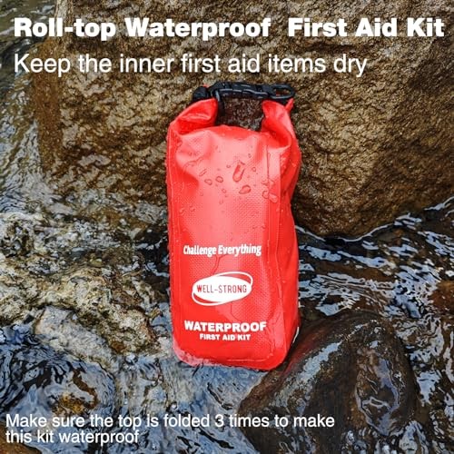 Waterproof Marine First Aid Kit 210Pcs – Emergency Boat Safety Supplies for