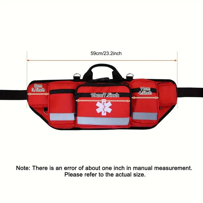 🎯 First Aid EMT Waist Bag Medical Supplies Trauma First Responder Waist Bag