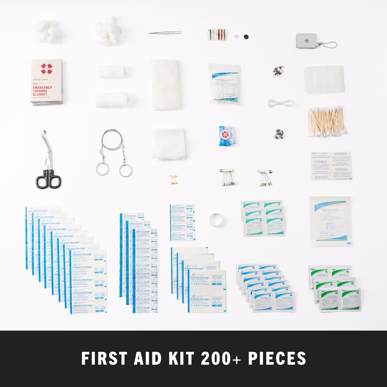 2-In-1 First Aid Kit for Car, Travel & Home, Businesses – Bonus Mini Kit for Med