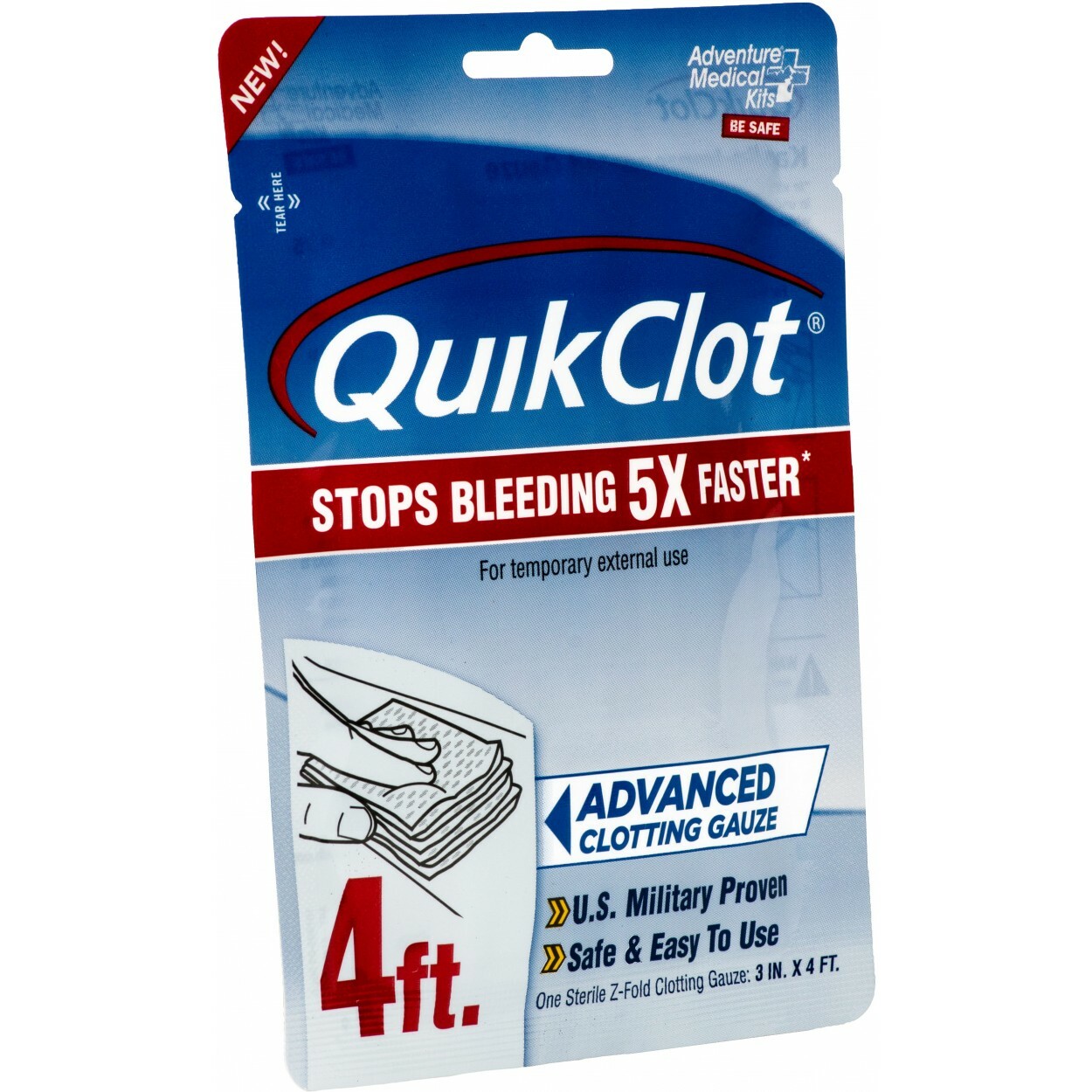 Adventure Medical 2064-0292 Trauma Pak With QuikClot First Aid Kit