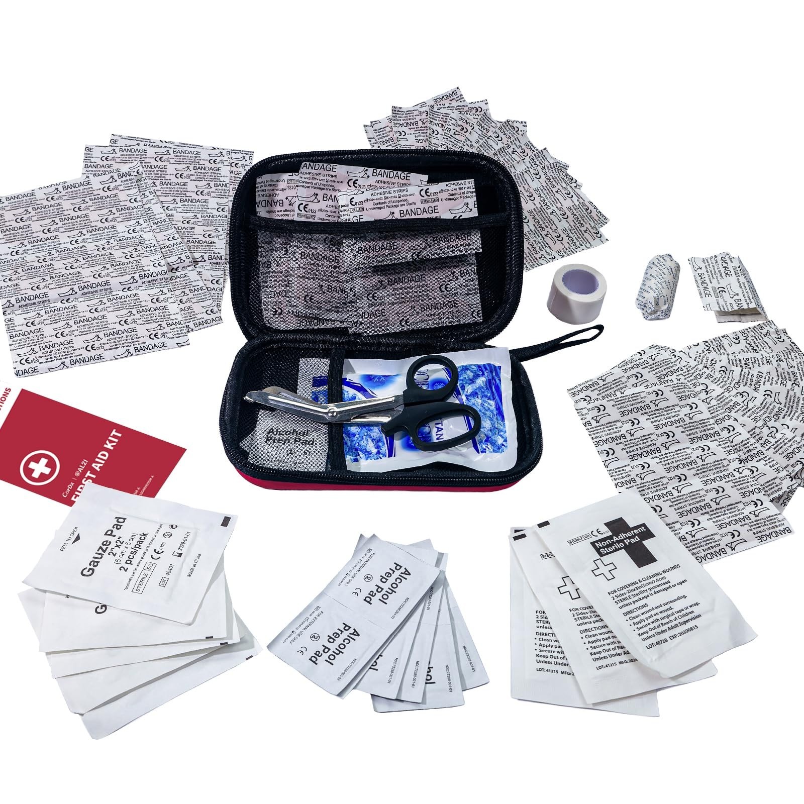 184-Piece All-Purpose First Aid Kit – Emergency Supplies for Home, Travel, Car &