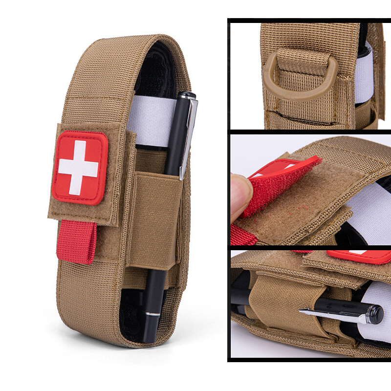 Tourniquet Holder Case Outdoor Tactical Molle Trauma Medical EMT Kit Shear Pouch