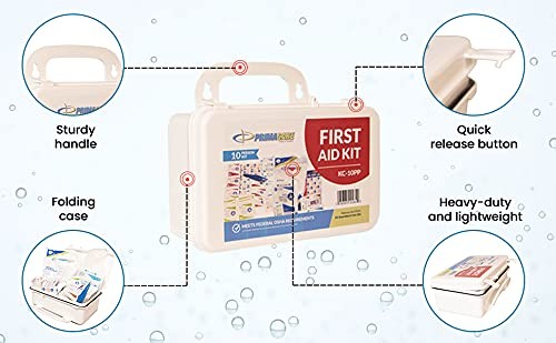 Primacare KC-25PP 25 Person Compact First Aid Kit 1 Count (Pack of 1), White