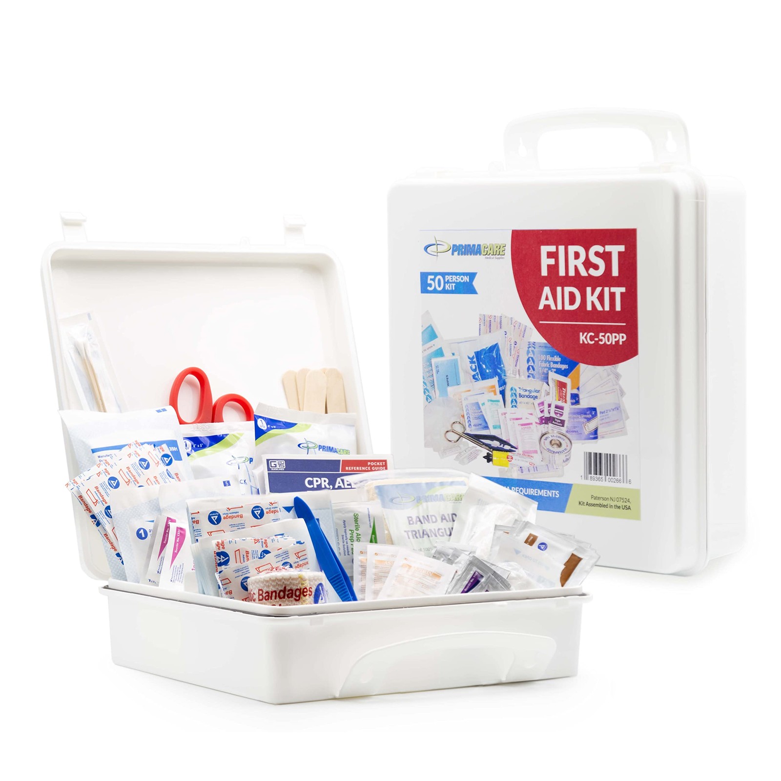 Primacare KC-50PP 50 Person Large Emergency 1 Count (Pack of 1), White