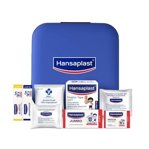 Hansaplast Fast Aid Kit 35 Pieces First Aid Emergency Home Office Travel Car FS