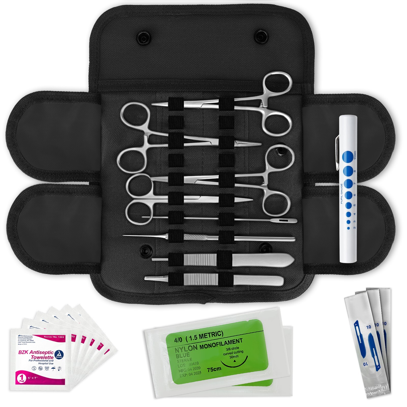 U.S. Military Style Emergency Survival Kit – Stop The Bleed Kit 20 PC ASATechmed