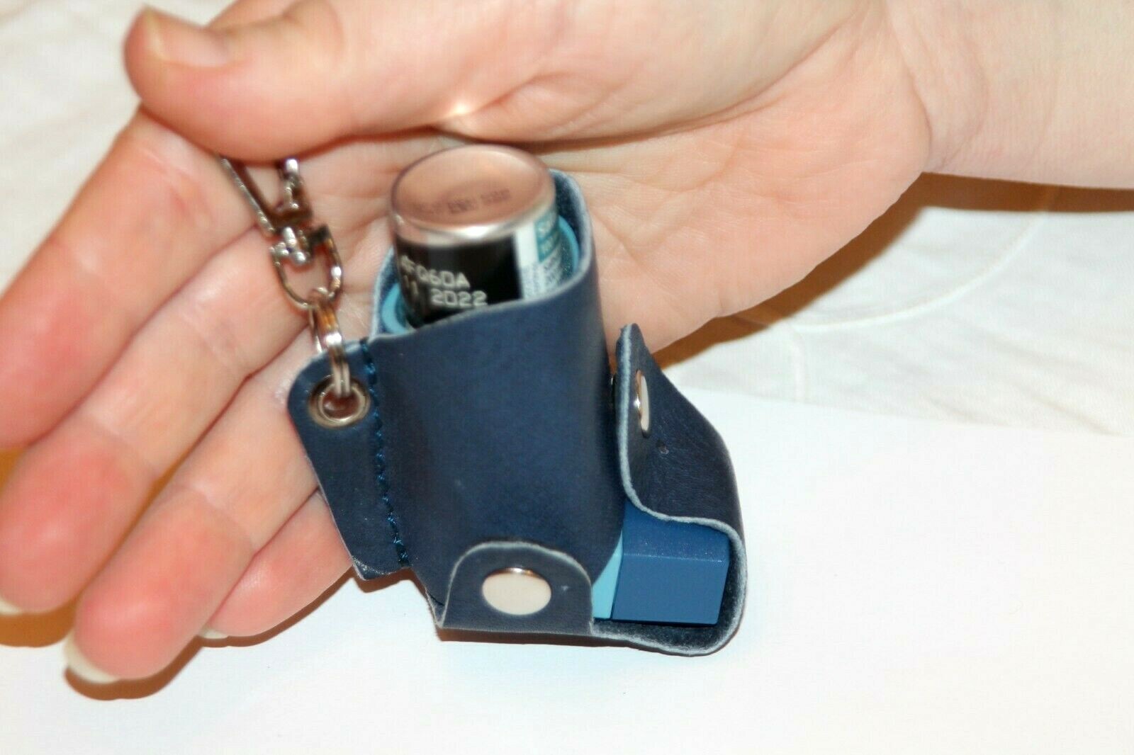 Leather inhaler case holder Asthma Inhaler pouch leather Protective Belt Clip