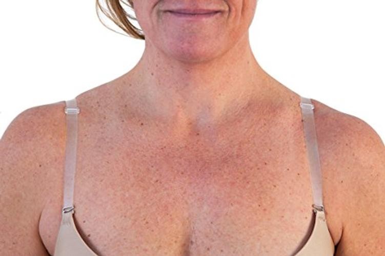 Replacement Bra Straps – Low-Stretch Clear Adjustable Bra Straps Clear/Wide
