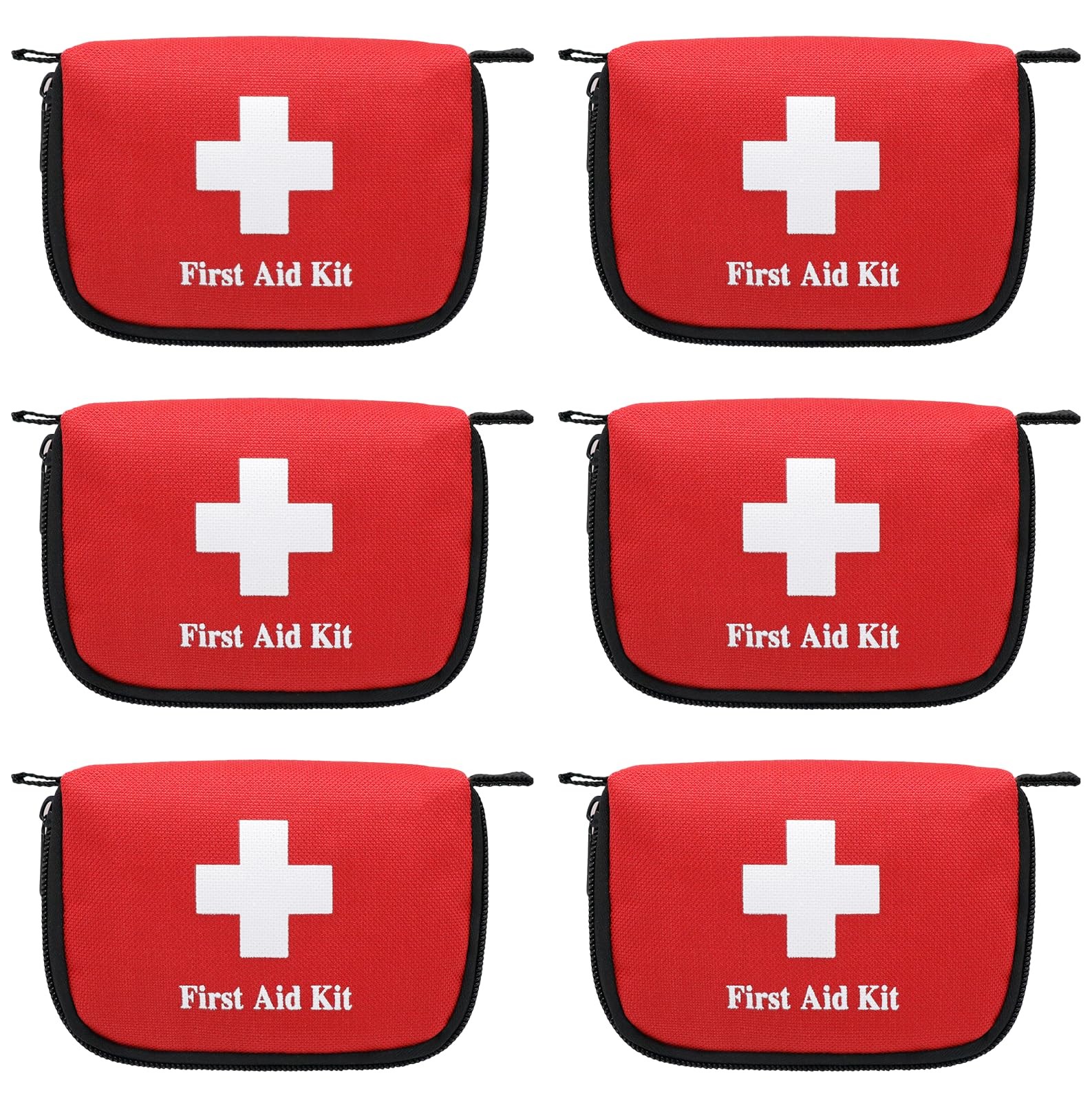 6Pcs Mini Empty First Aid Bag, 5.5×3.5×1.5 inches Small First Aid Kit, Emerge…