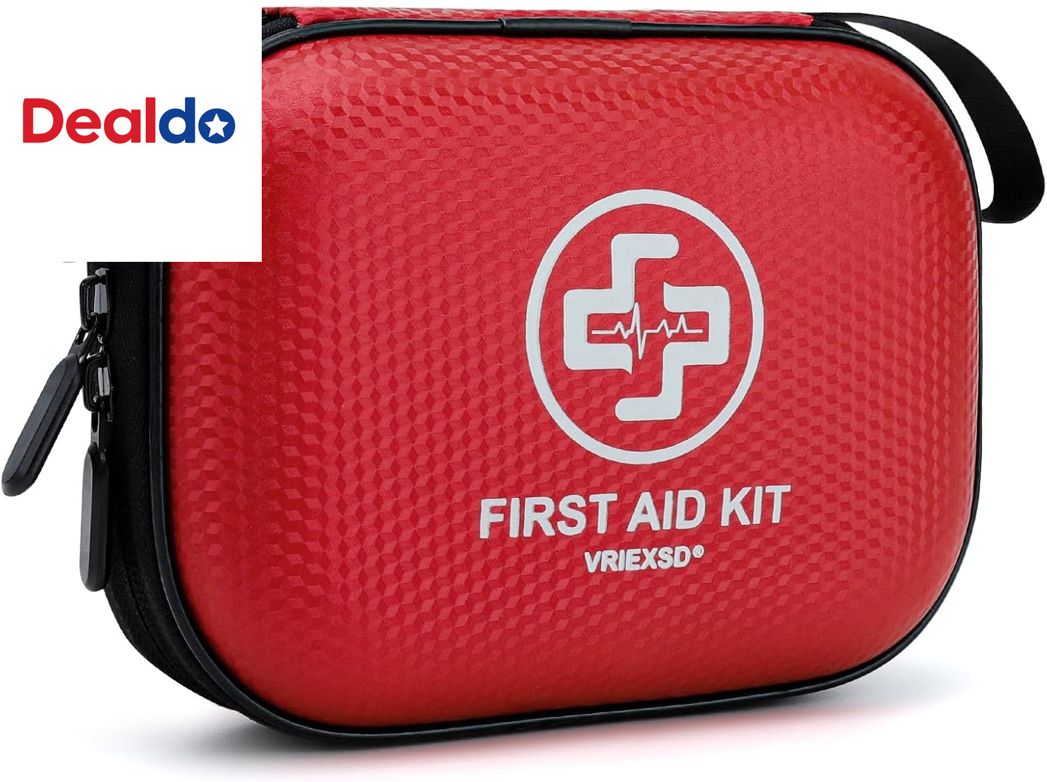 Mini First Aid Kit – 150 Piece Small Waterproof Hard Shell Medical Kit for Home,
