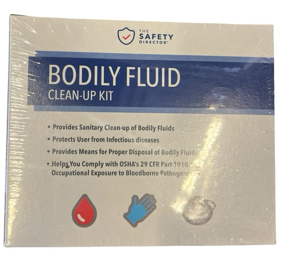 Cintas Bodily Fluid Clean Up Kit OSHA Bloodborne Spill Kit New Sealed