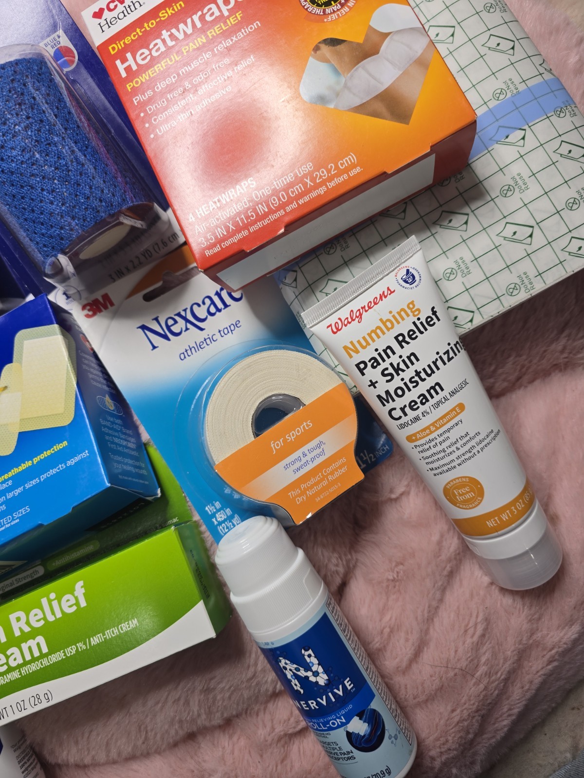 First Aid / Personal Health Kit – Bandages Gauze Antibiotic Ointment + More! New