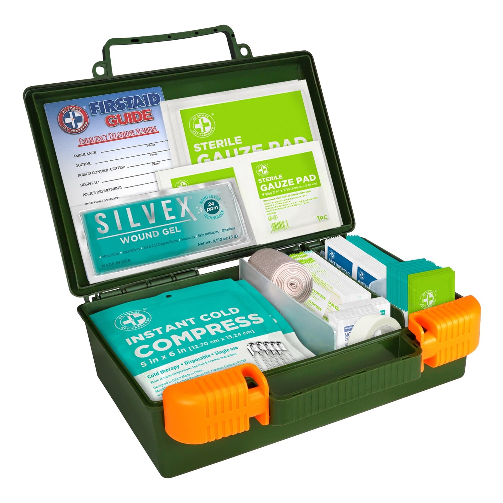 Be Smart Get Prepared Outdoor First Aid – Happy Explorer, 265 Piece