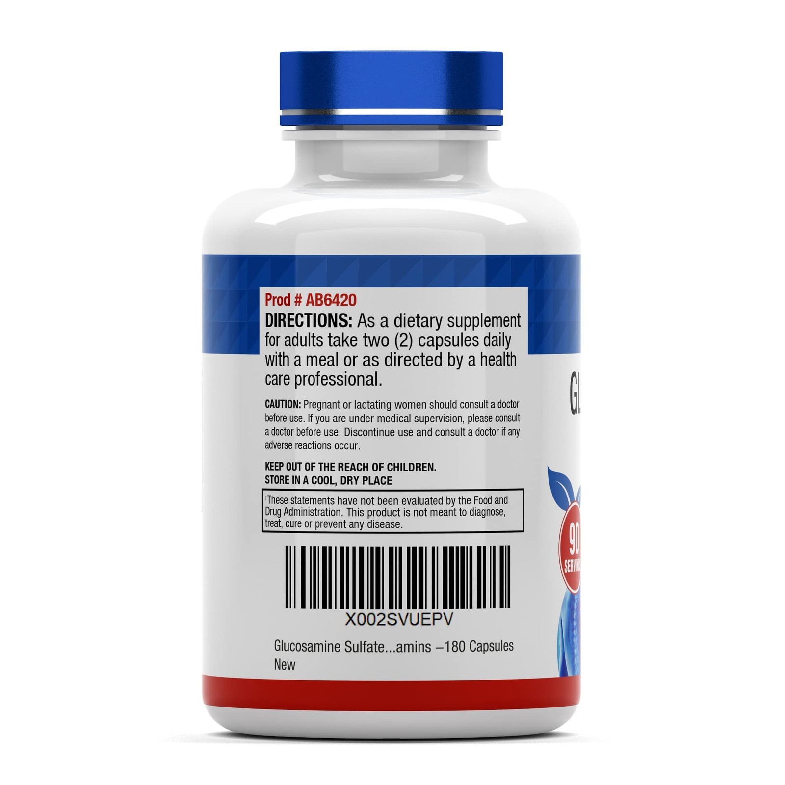 Glucosamine Sulfate 2000 MG (180 Count) | Joint * for & Men | Produced in The…