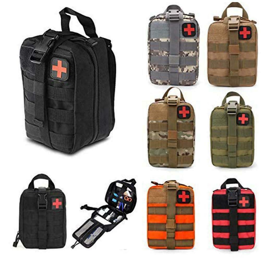 Tactical Survival Medical Kit Bag Mens Military Travel Messenger Bag Sports USA