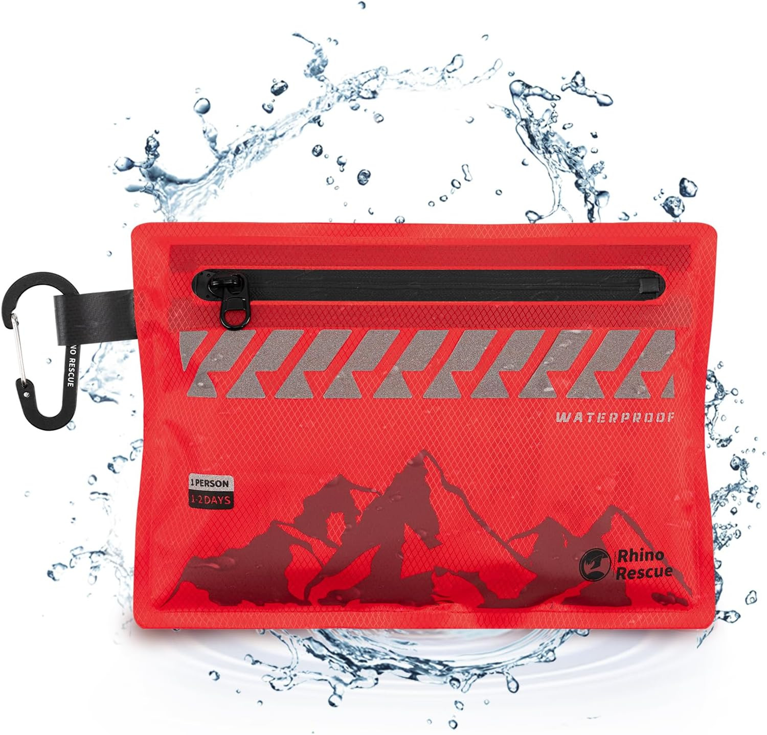 Small First Aid Kit Ultralight Waterproof Medical Kit for Hiking, Backpacking