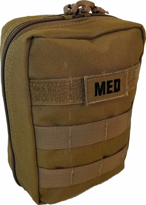 Elite First Aid Tactical Trauma Kit #1, Police EMS Military LE, TAN