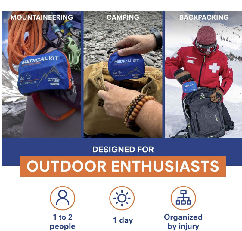Adventure Medical Kits Mountain Series Medical Kit – Day Tripper Lite –