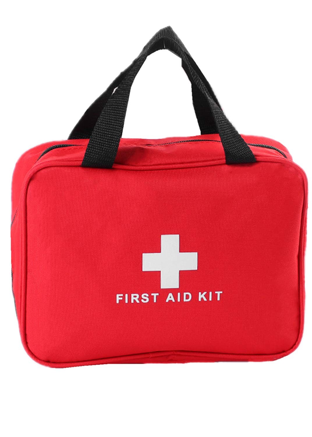 First Aid Bag First Aid Kit Empty Medical Storage Bag Red Trauma Bag for Emer…
