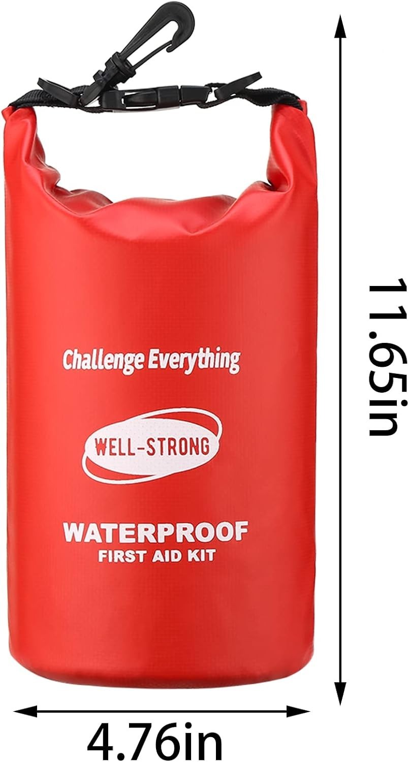 Emergency First Aid Kit for Boating, Fishing & Kayaking – Waterproof Medical Sup