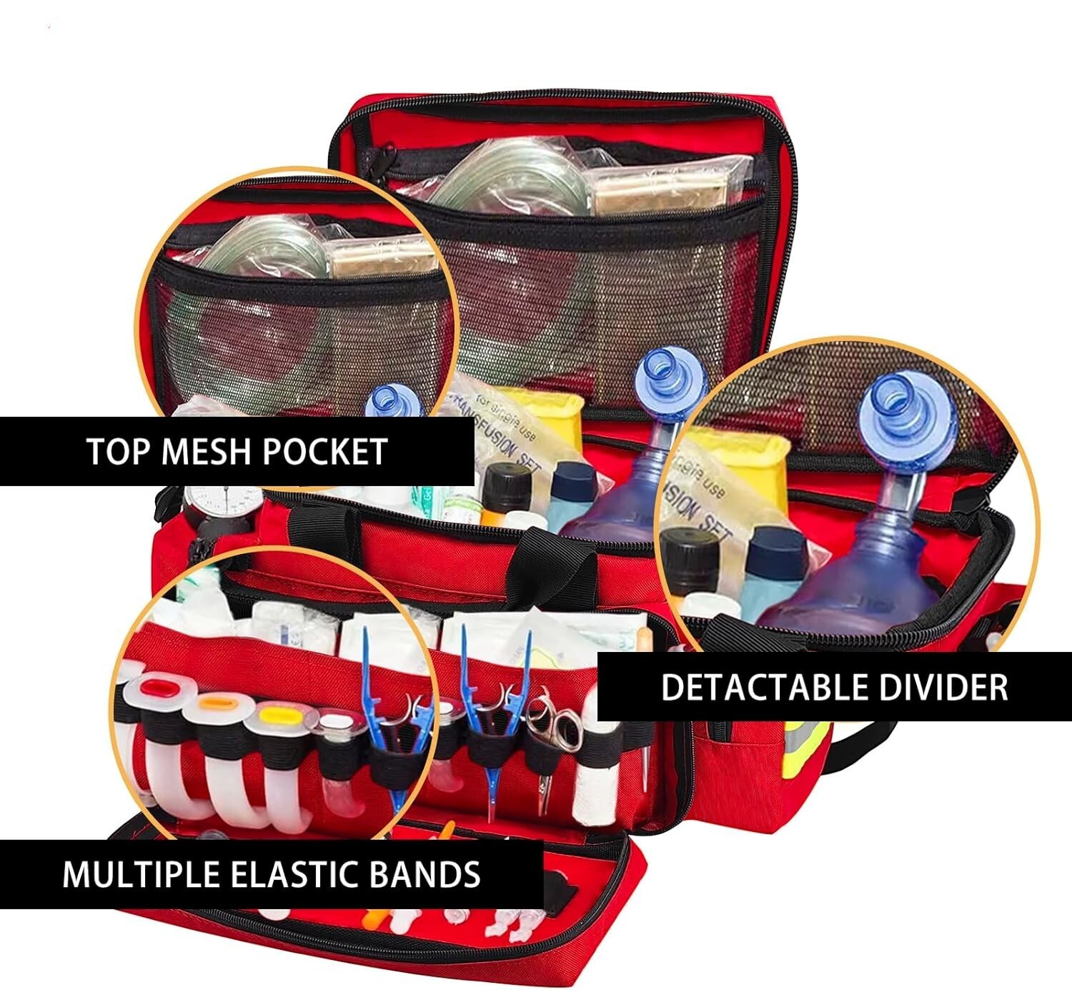 Emergency Bag – First Aid Bags Empty – First Responder Bag for Trauma