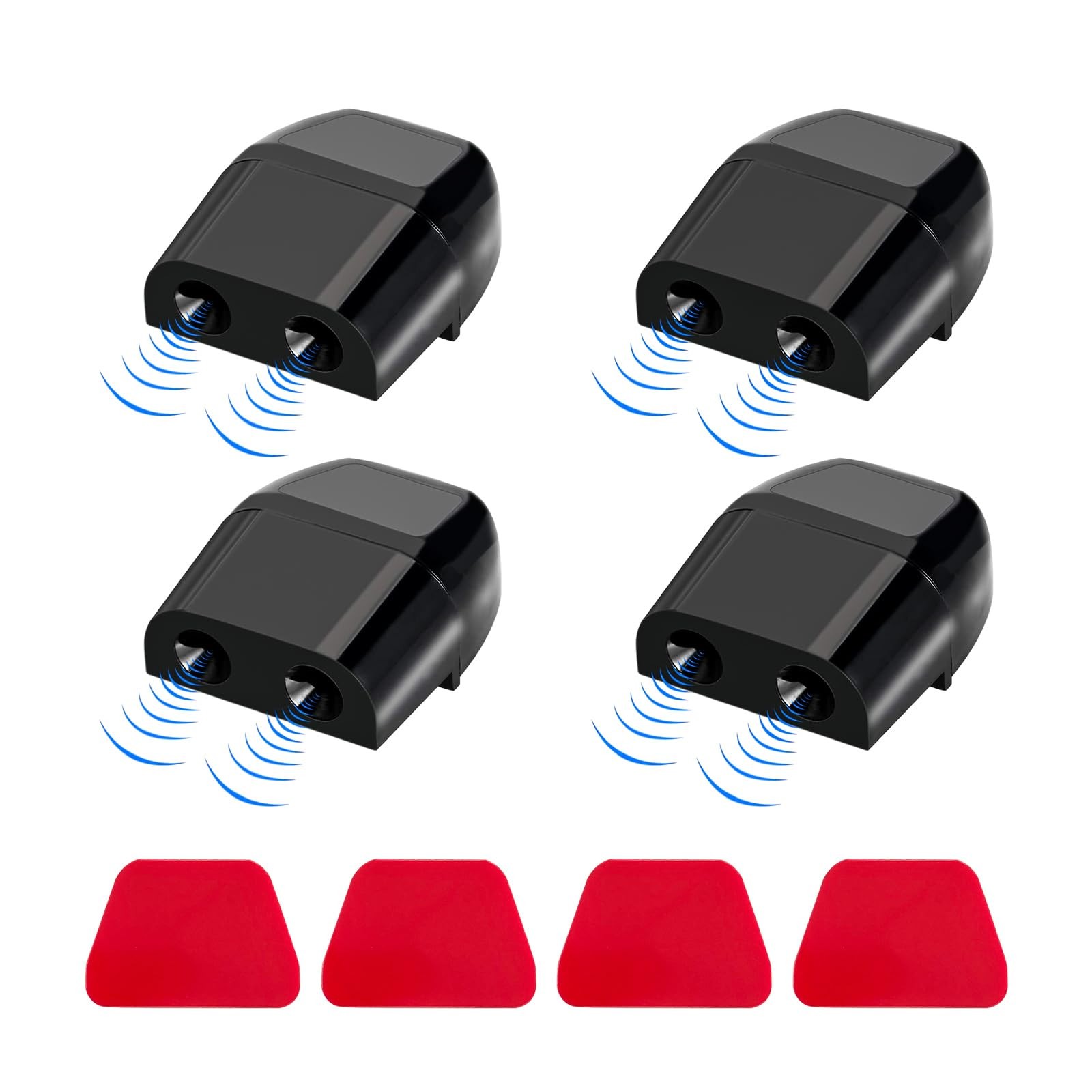 Suvnie 4 PCS Deer Whistles for Cars, Avoid 2.0 × 1.6 × 0.9 inches, 4