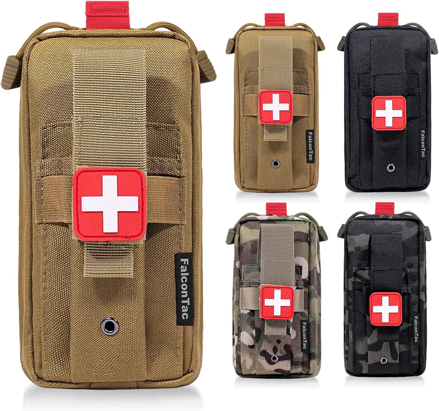 Tactical Emergency EMT Pouch Medical First Aid Kit IFAK Pouch Tourniquet Holder