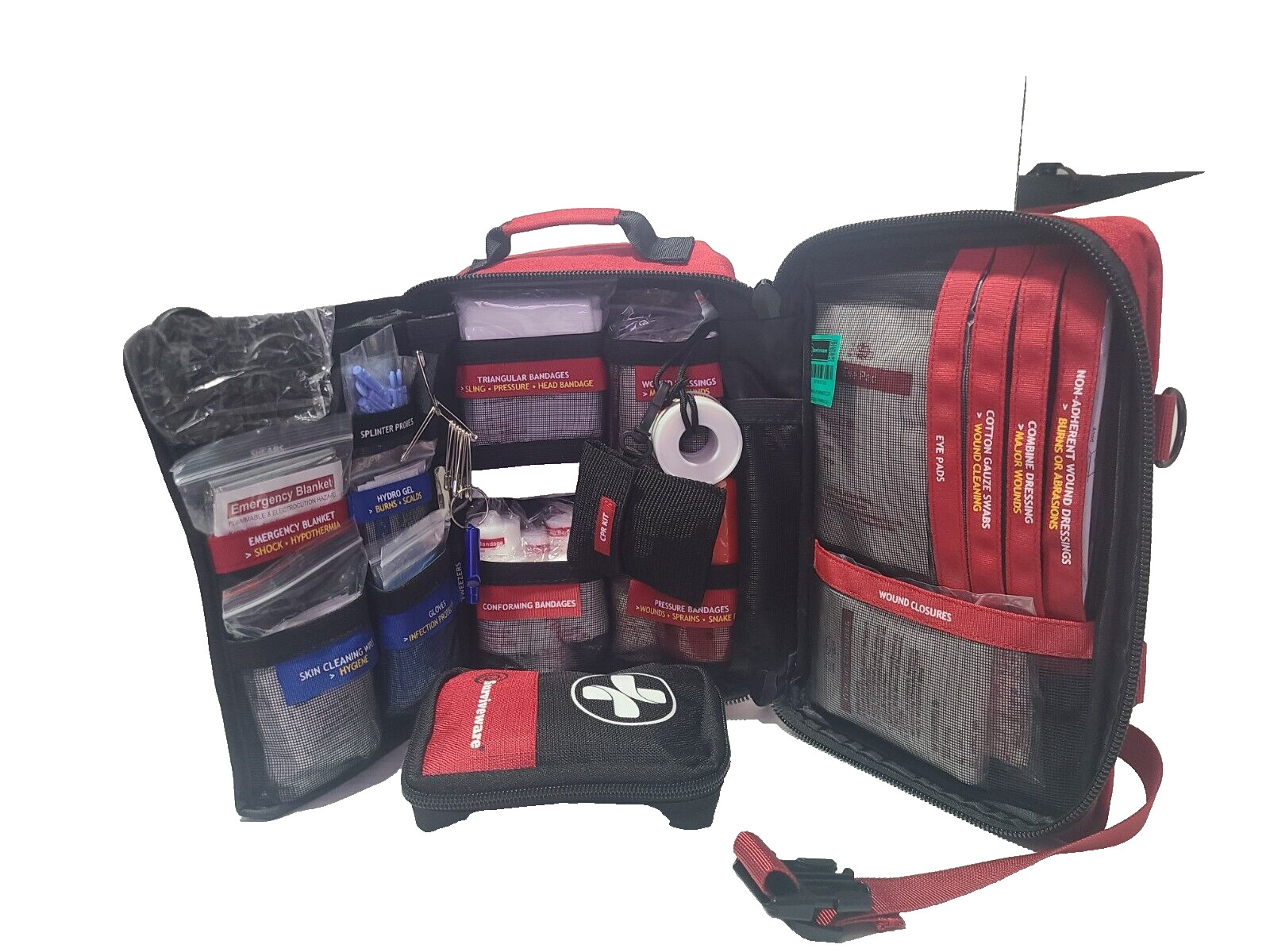 Surviveware FAK002 Travel First Aid Kit – Red