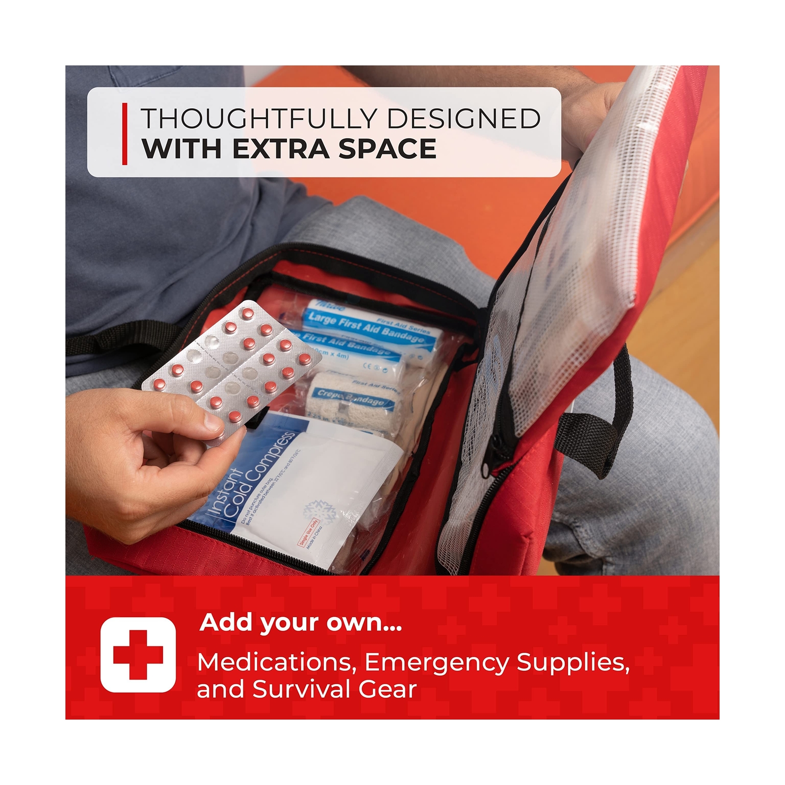 Thrive 291 Piece First Aid Kit – Home Essential FSA HSA Approved Products Inc…