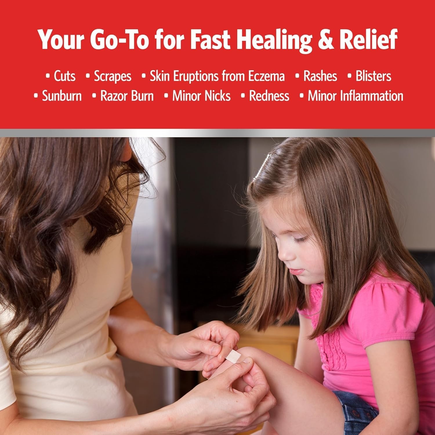 First Aid Gel Silver Wound Care Support Minor Skin Irritations 2 fl oz