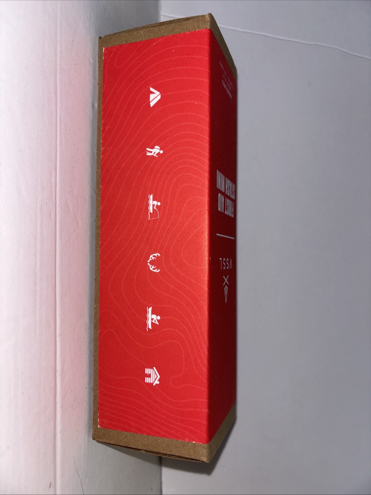 VSSL Mini First Aid Stash Aluminum Cylinder, End Caps, 3 Storage Bins & Tape